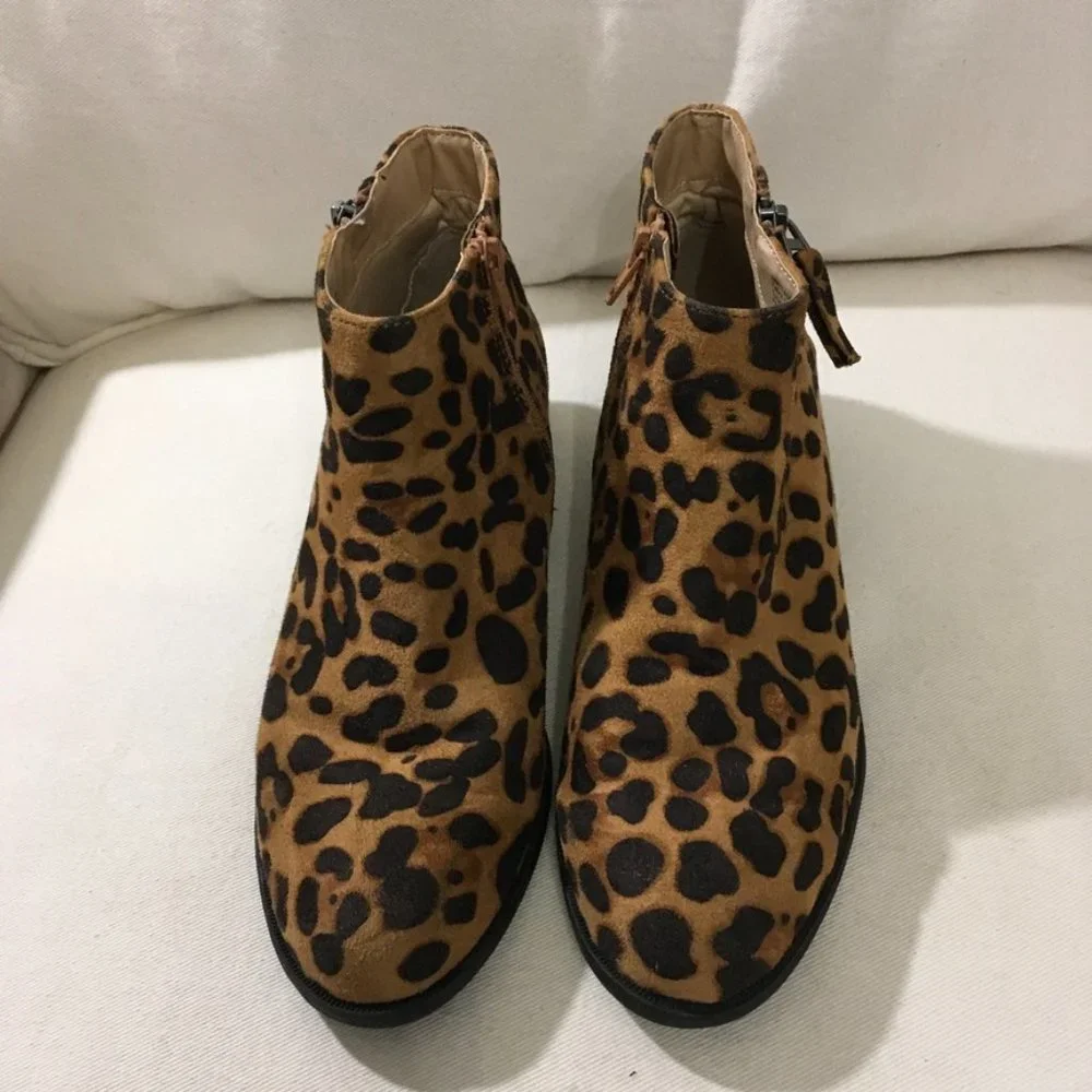 Cheetah Time & Tru Bootie's NWOT - Picture 2 of 9